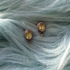 Peridot 925 Silver Earrings